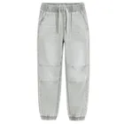 Regulowane szare jeansy o kroju jogger Cool Club
