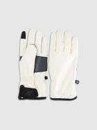 Rękawiczki damskie, ecru, do ekranów dotykowych, 4F