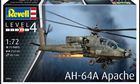 Revell, AH-64A Apache, model do sklejania, zestaw, 1:144