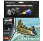 Revell, Set CH-47D Chinook, model do sklejania, 1:144