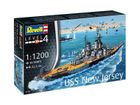 Revell, Starter Kit, Battleship USS New Jersey, model do składania z farbkami, 1:1200