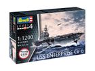 Revell, Starter Kit, USS Enterprise CV-6, model do składania z farbkami, 1:1200