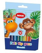 Rexus, Kids, flamastry, 12 kolorów