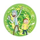Rick i Morty, podkładka pod myszkę, Portal, zielony