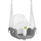 Ricokids, huśtawka kubełkowa, 3w1, szaro-biała