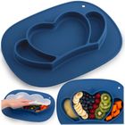 Ricokids, talerzyk dla dzieci silikonowy do karmienia, korona