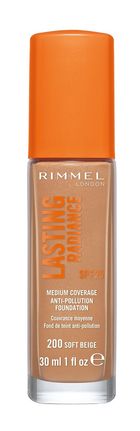 Rimmel, Lasting Radiance, podkład nr 200 Soft Beige, 30 ml