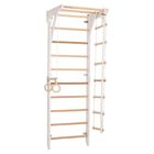 Rinagym, drewniana drabinka gimnastyczna, biały