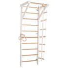 Rinagym, drewniana drabinka gimnastyczna, biały