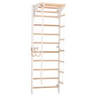 Rinagym, drewniana drabinka gimnastyczna, Kombi 2, biały