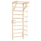 Rinagym, drewniana drabinka gimnastyczna, naturalny