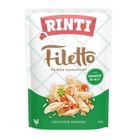 Rinti, Filetto, saszetka dla psa, kurczak i warzywa, w galaretce, 100g