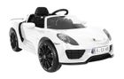 Rollplay, Porsche 918 Spyder, 12V, samochód elektryczny zdalnie sterowany, biały