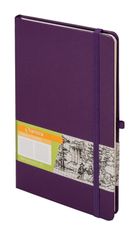 Romantyzm, notes A5, w kratkę, fioletowy, 1 szt.