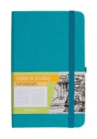Romantyzm, notes A6 z gumką, turkusowy, 1 szt.