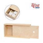 Rosa, pudełko drewniane na gwasze, 24,3 x 9,5 x 5,3 cm