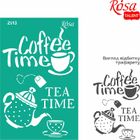 Rosa, szablon samoprzylepny wielokrotnego użytku, motywy kuchenne, 13-20 cm