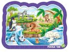 Roter Kafer, Zwierzęta w zoo, puzzle ramkowe, 27 elementów