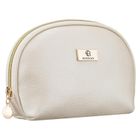 Rovicky, kosmetyczka, skóra ekologiczna, 1-komorowa, beżowa