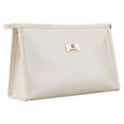 Rovicky, kosmetyczka, skóra ekologiczna, 1-komorowa, beżowa