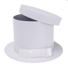 Rozette, Flower Box, pudełko, kapelusz biały