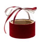 Rozette, Flower Box, pudełko, z kokardą, czerwony