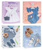 Rozette, torebka prezentowa, dziecięca, brokatowa, 26-32-10 cm, 1 szt.