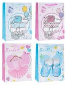 Rozette, torebka prezentowa, dziecięca, pop up 3D, 18-24-8 cm, 1 szt.