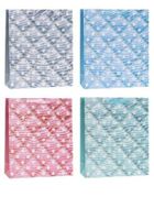 Rozette, torebka prezentowa, graficzne, 18-23-8 cm, 1 szt.