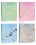 Rozette, torebka prezentowa, hot stamp, 18-23-8 cm, 1 szt.