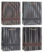 Rozette, torebka prezentowa, hot stamp, 18-23-8 cm, 1 szt.