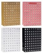 Rozette, torebka prezentowa, hot stamp, 26-32-10 cm, 1 szt.