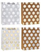 Rozette, torebka prezentowa, hot stamp, 26-32-10 cm, 1 szt.