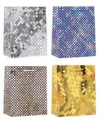 Rozette, torebka prezentowa, hot stamp, 26-32-10 cm, 1 szt.