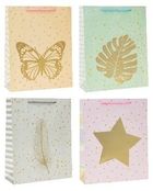 Rozette, torebka prezentowa, hot stamp, 31-40-12 cm, 1 szt.