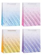 Rozette, torebka prezentowa, hot stamp, 31-42-12 cm, 1 szt.