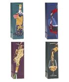 Rozette, torebka prezentowa na butelkę, 11-38-11 cm, 1 szt.