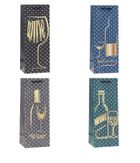 Rozette, torebka prezentowa na butelkę, 12-36-9 cm, 1 szt.