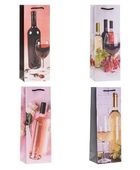 Rozette, torebka prezentowa na butelkę, 12-36-9 cm, 1 szt.