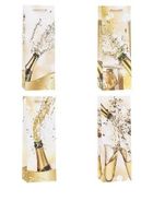 Rozette, torebka prezentowa na butelkę, 12-36-9 cm, 1 szt.