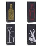 Rozette, torebka prezentowa na butelkę, 12-36-9 cm, 1 szt.