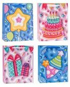 Rozette, torebka prezentowa, party, 18-23-8 cm, 1 szt.