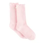 Różowe skarpetki z falbanką NOWEAR