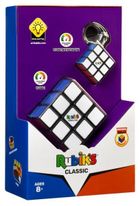 Rubik's, Kostka Rubika, Classic, łamigłówka 3-3 + breloczek