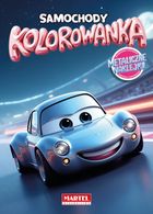 Samochody z naklejkami metalicznymi. Kolorowanka