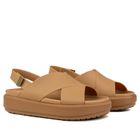 Sandały damskie, brązowe, Crocs Brooklyn Luxe