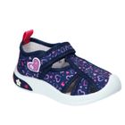 Sandały dziewczęce, granatowe, American Club