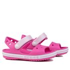 Sandały dziewczęce, różowe, Crocs Byaband