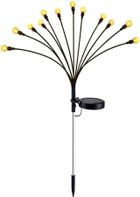 Saska Garden, lampa solarna, kuleczki, 12 LED, ciepły biały, 72 cm