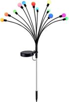 Saska Garden, lampa solarna, kuleczki, kolorowe, 12 LED, 72 cm